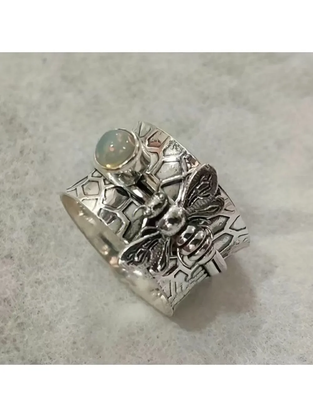 Bumble Bee Boho Band Ring #736